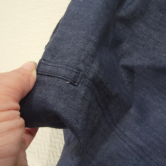 Van Heusen Classic Blue Denim Skirt Size 10 Stretch Straight - Picture 4 of 15